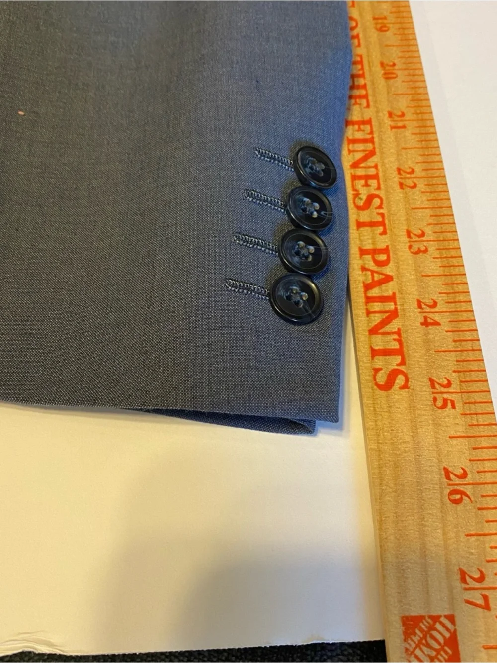 Bar III Men's Blue Two-Button Wool Blend Sport Coat- Slim Fit 38R